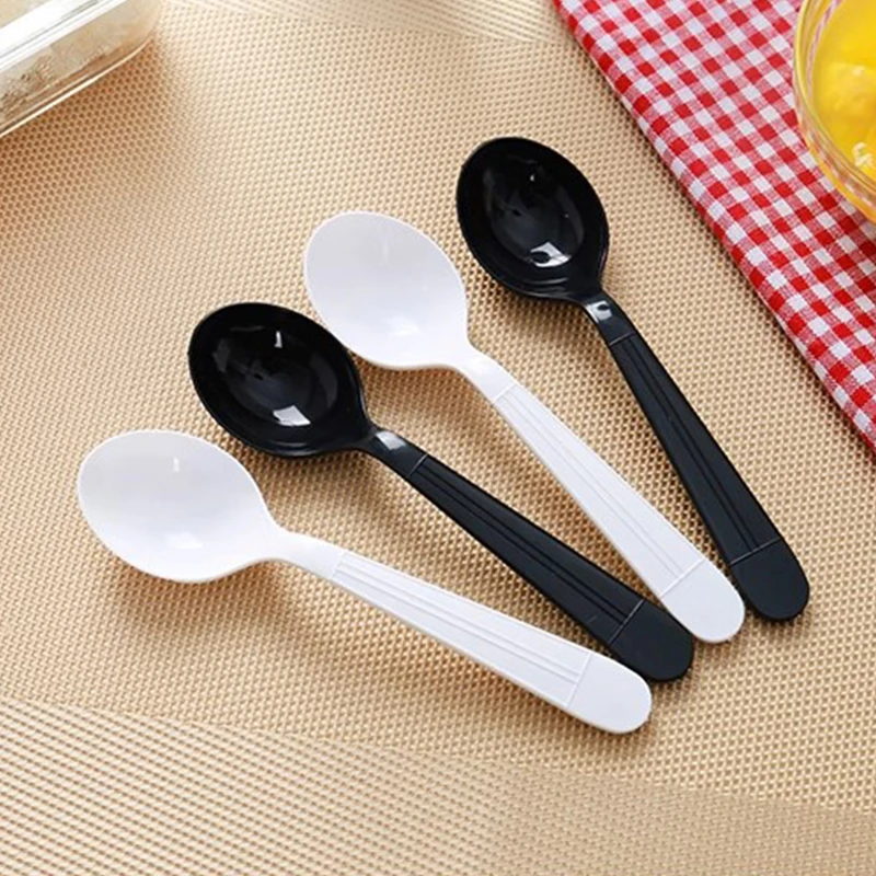 disposable plastic spoons